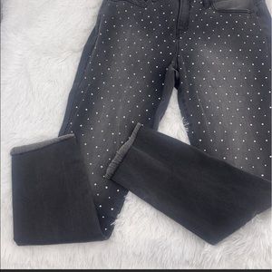 NWT Project Runway studded stretchy jeans